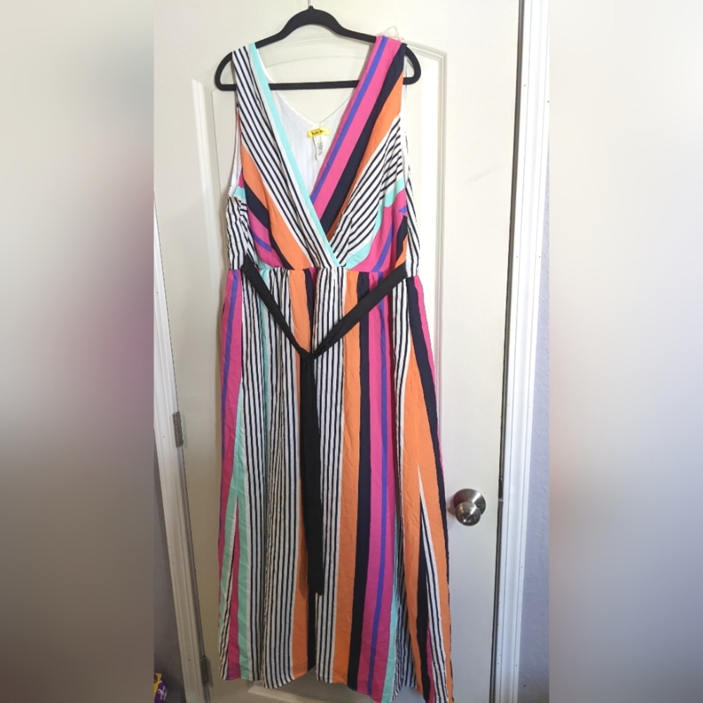 3x Modcloth Yellow Star striped dress